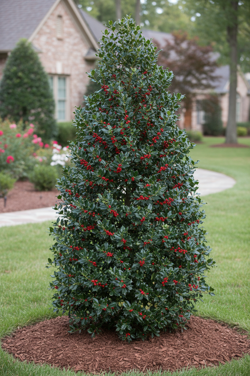 Needlepoint Holly