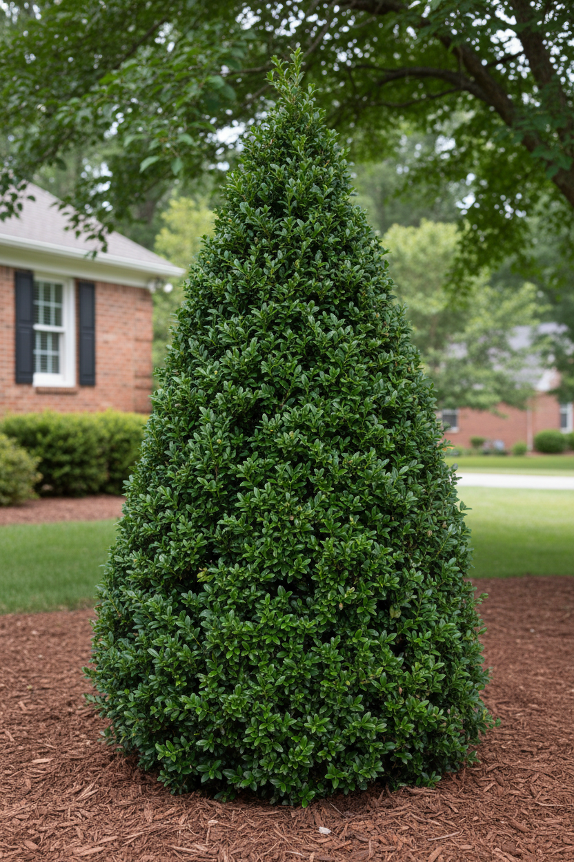 Boxwood Green Mountain Cone Topiary