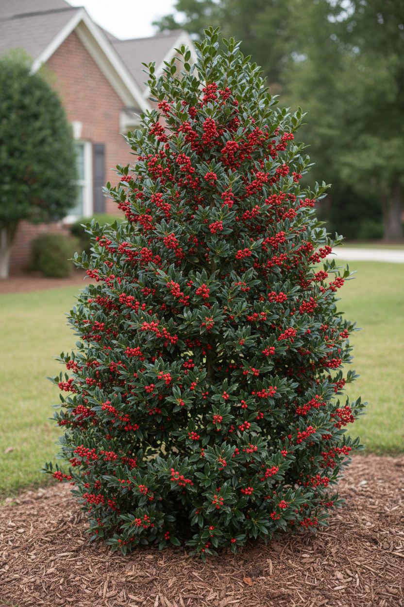 Needlepoint Holly